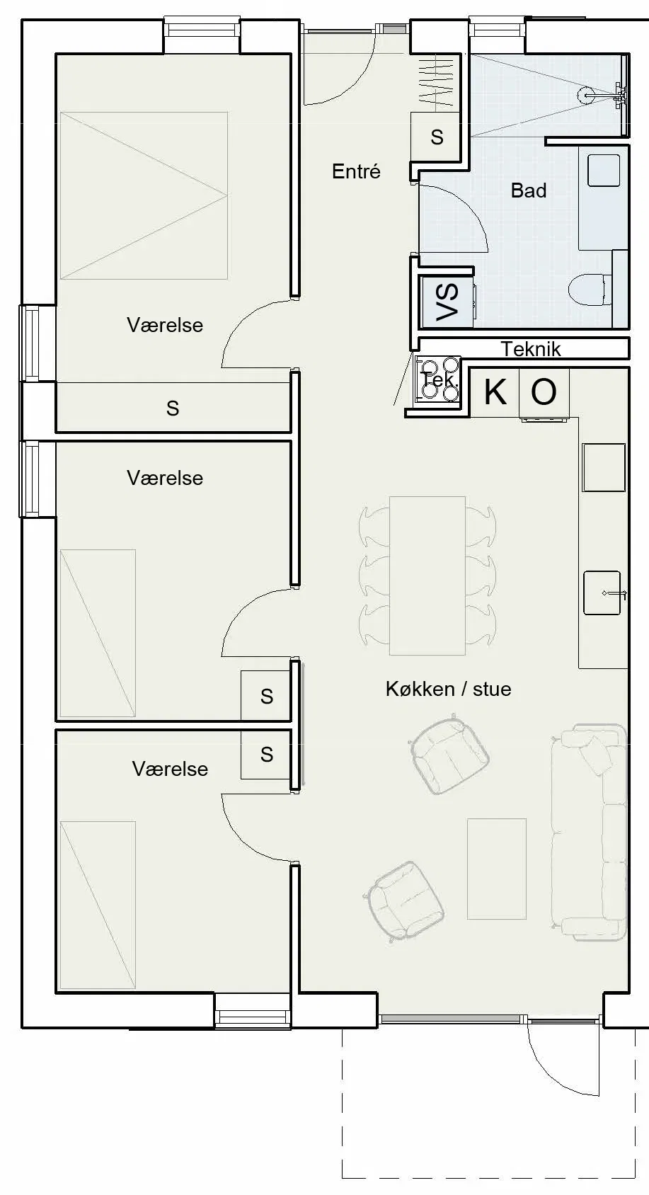Visual presentation of the listing