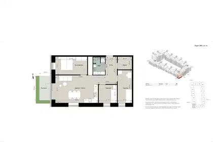 Visual presentation of the listing