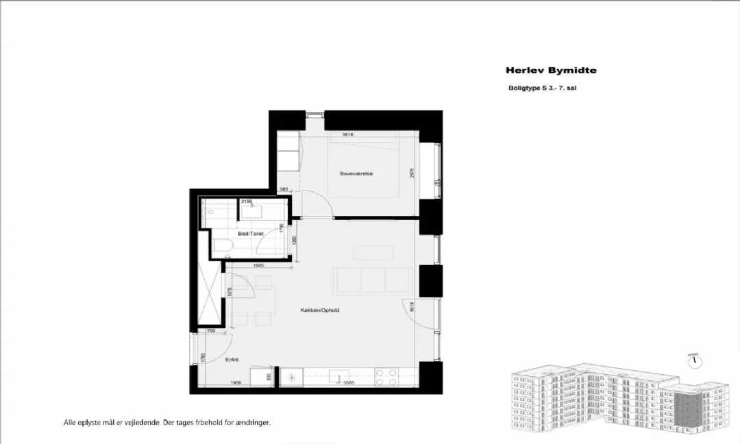 Visual presentation of the listing
