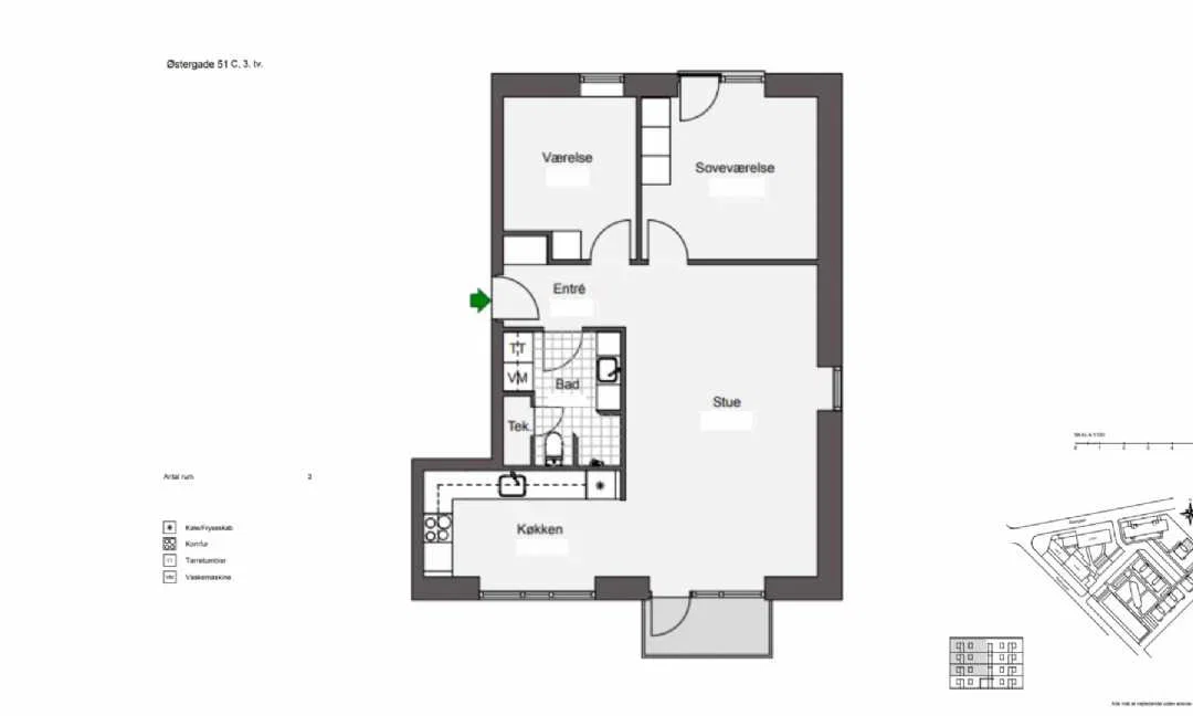 Visual presentation of the listing