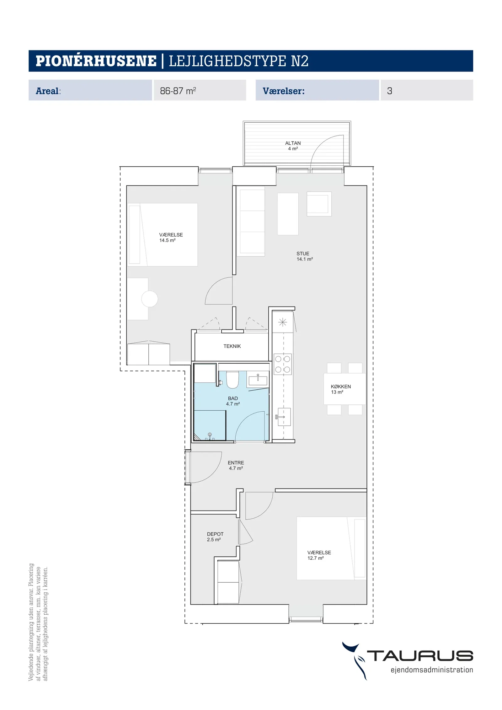 Visual presentation of the listing