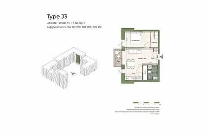 Visual presentation of the listing