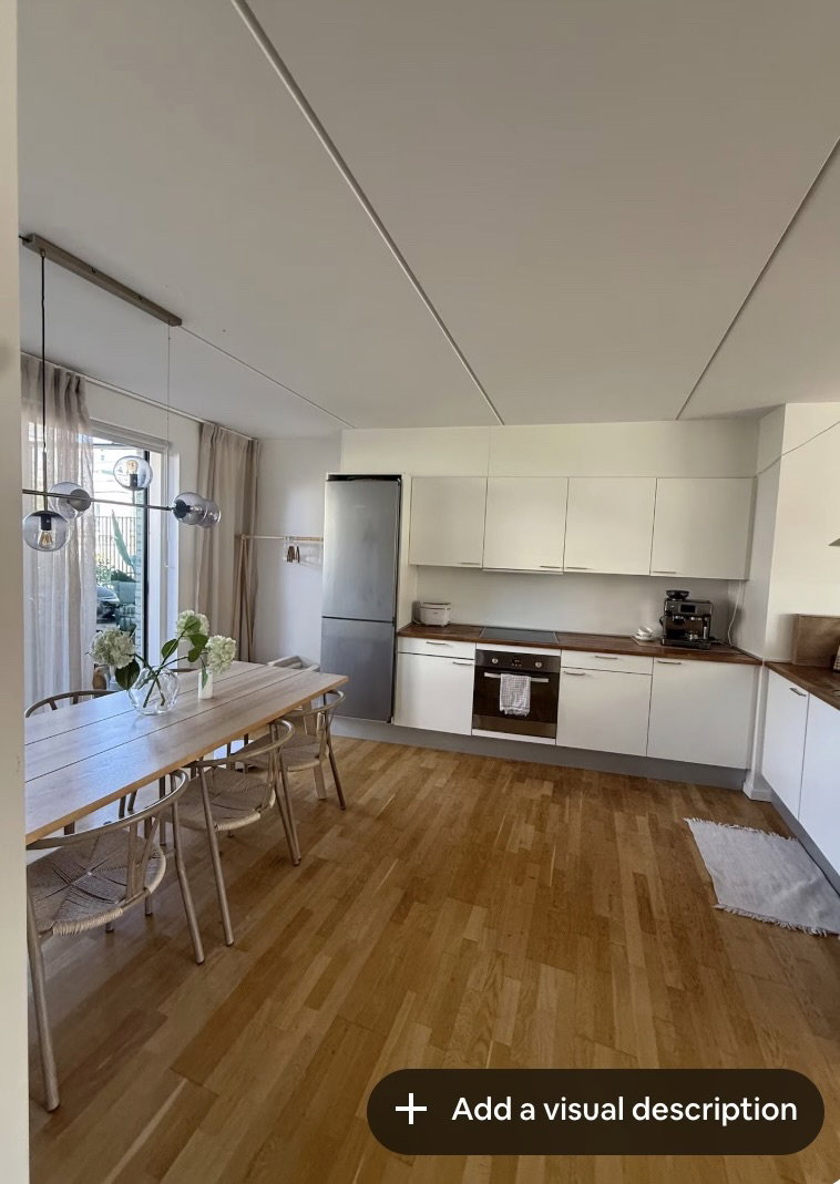 Visual presentation of the listing