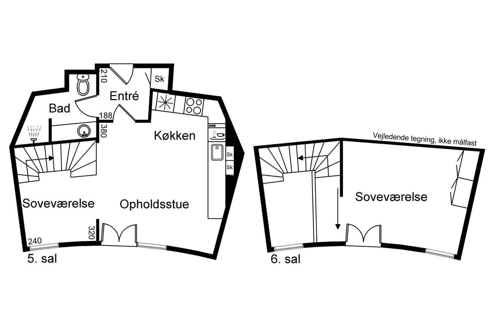 Visual presentation of the listing