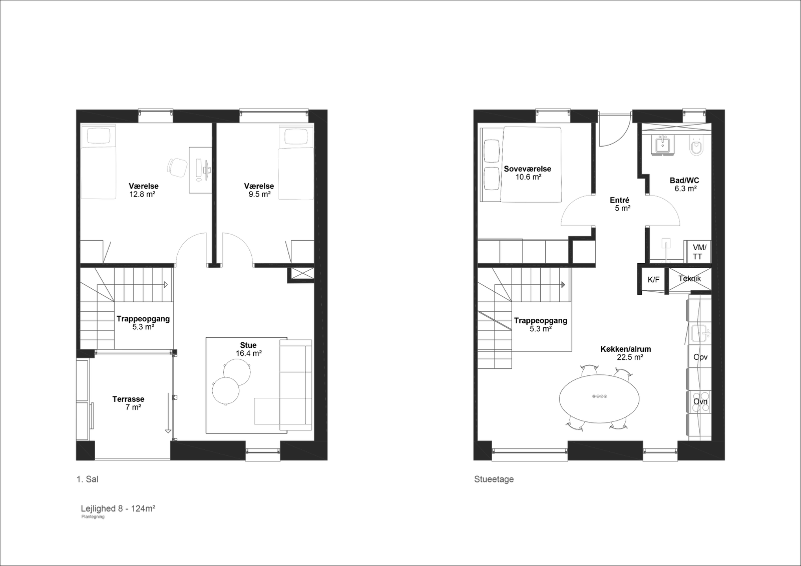 Visual presentation of the listing
