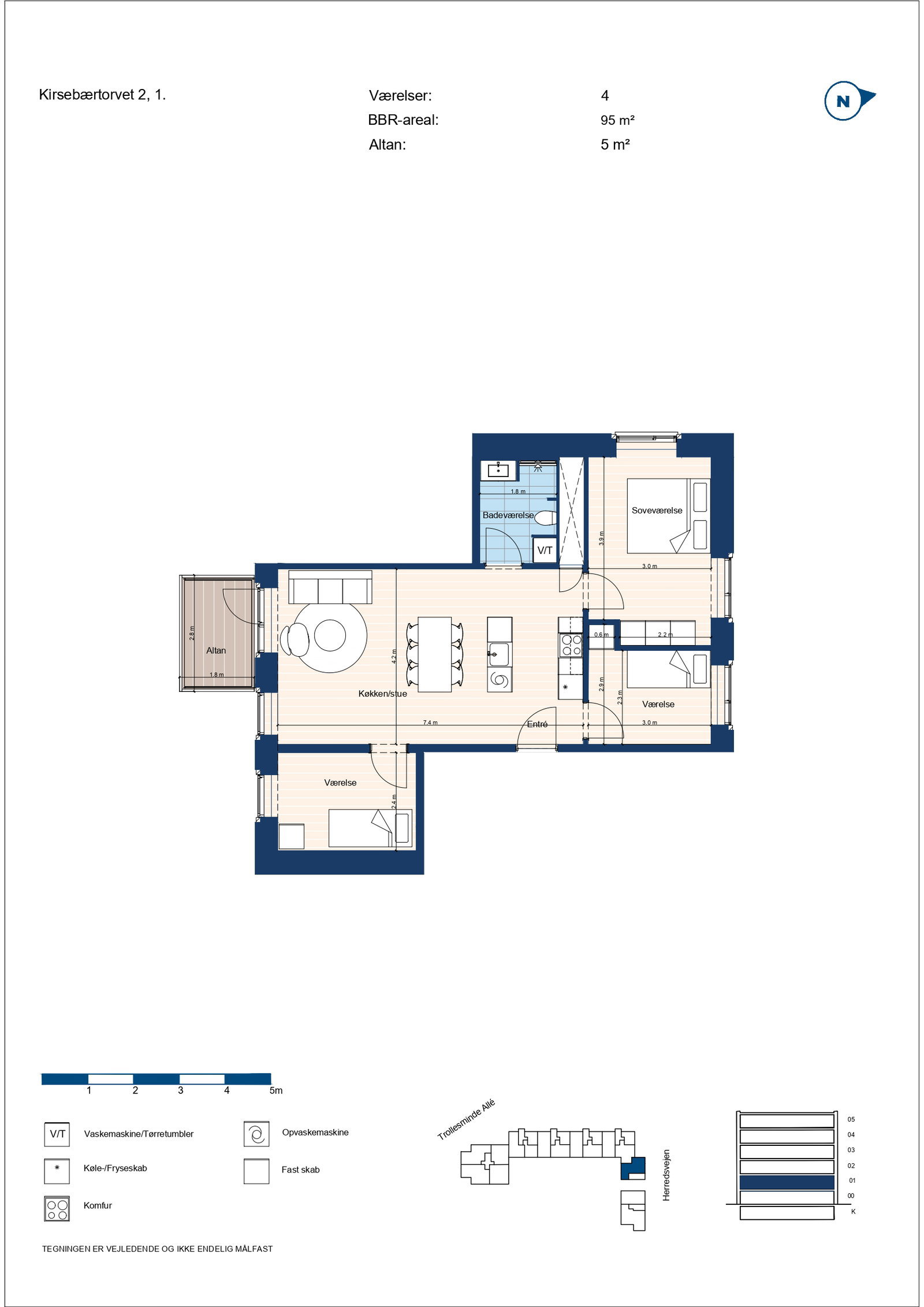 Visual presentation of the listing