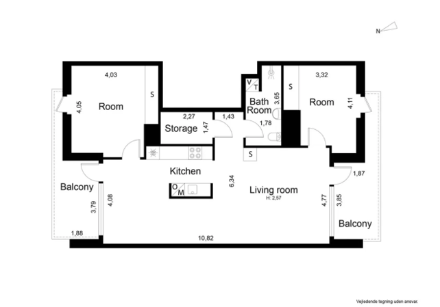 Visual presentation of the listing