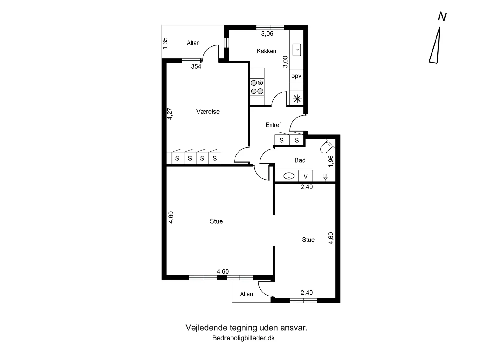 Visual presentation of the listing