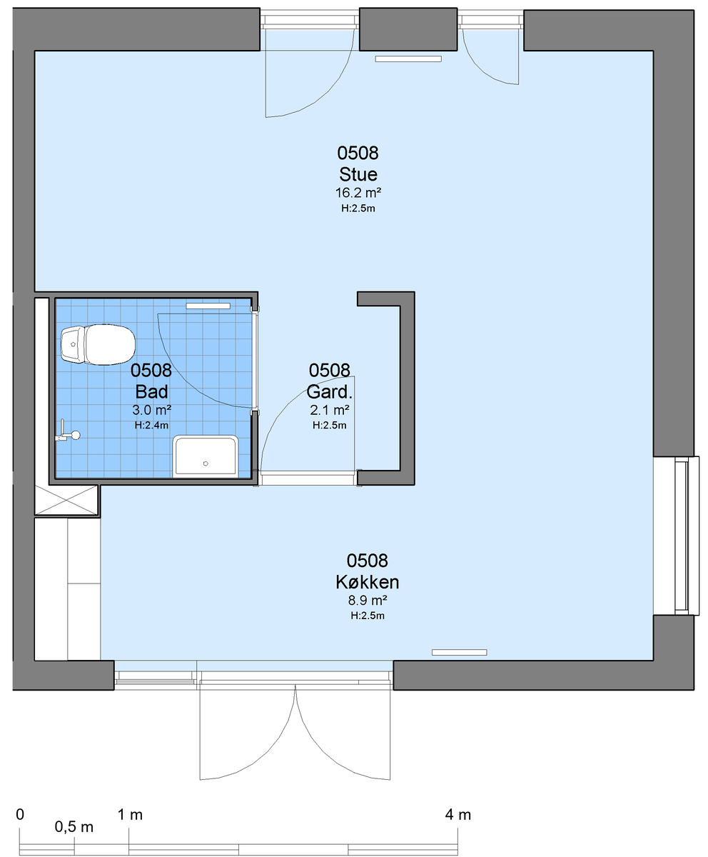 Visual presentation of the listing
