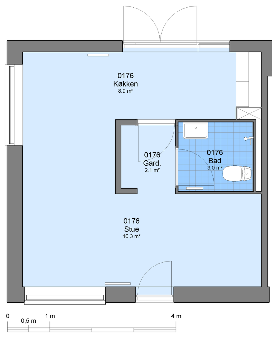 Visual presentation of the listing