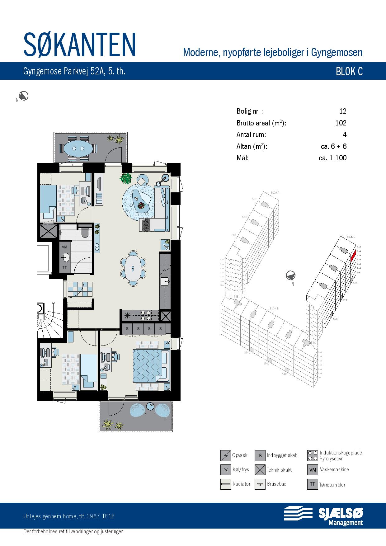 Visual presentation of the listing