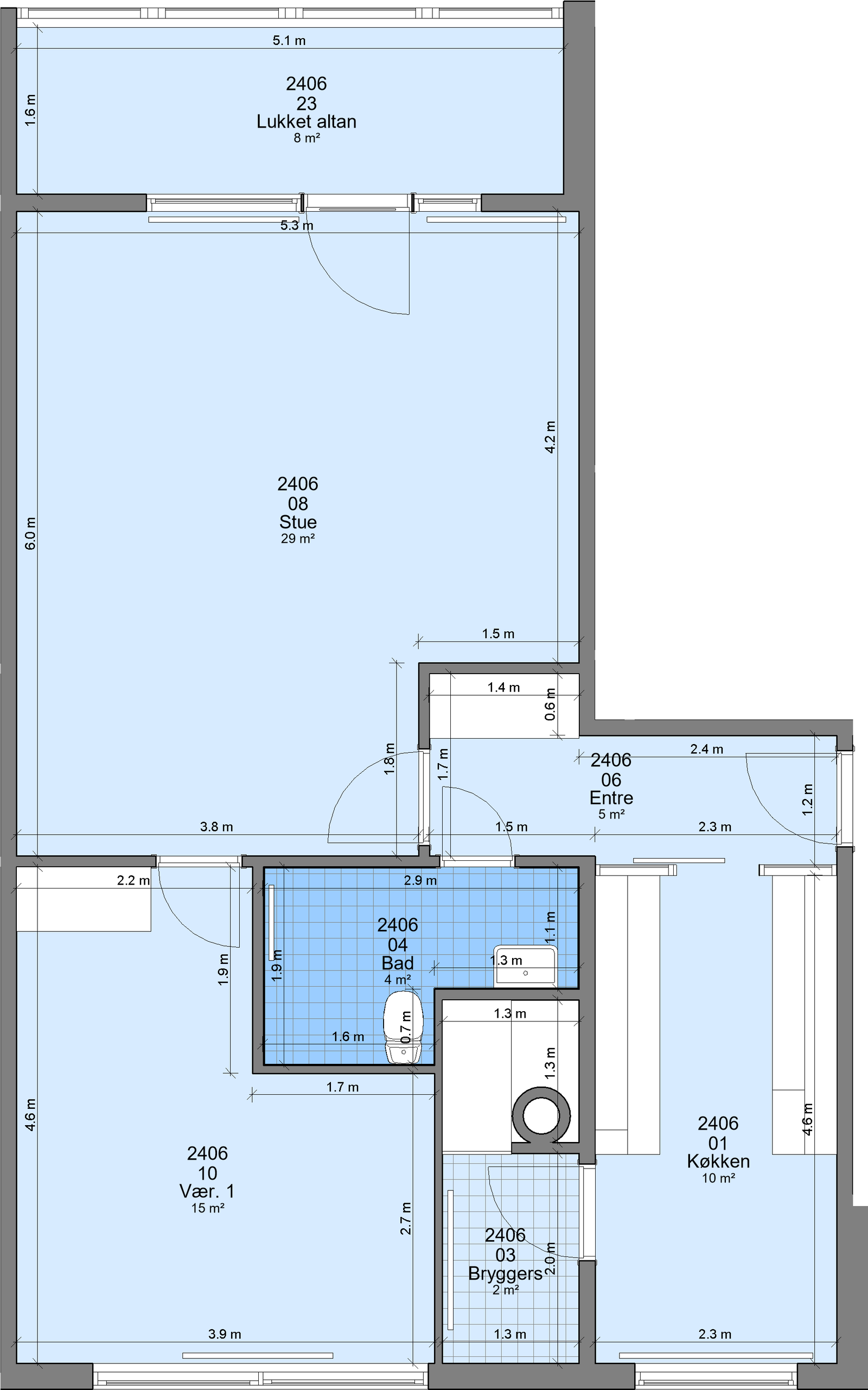 Visual presentation of the listing