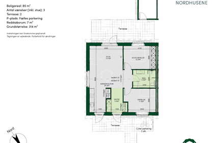 Visual presentation of the listing