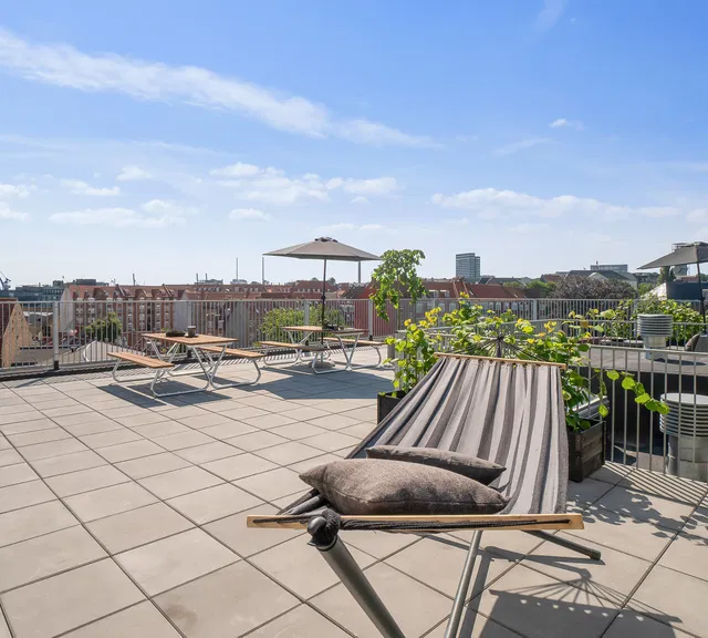 apartment Lys 2-værelses med altan centralt i Aarhus