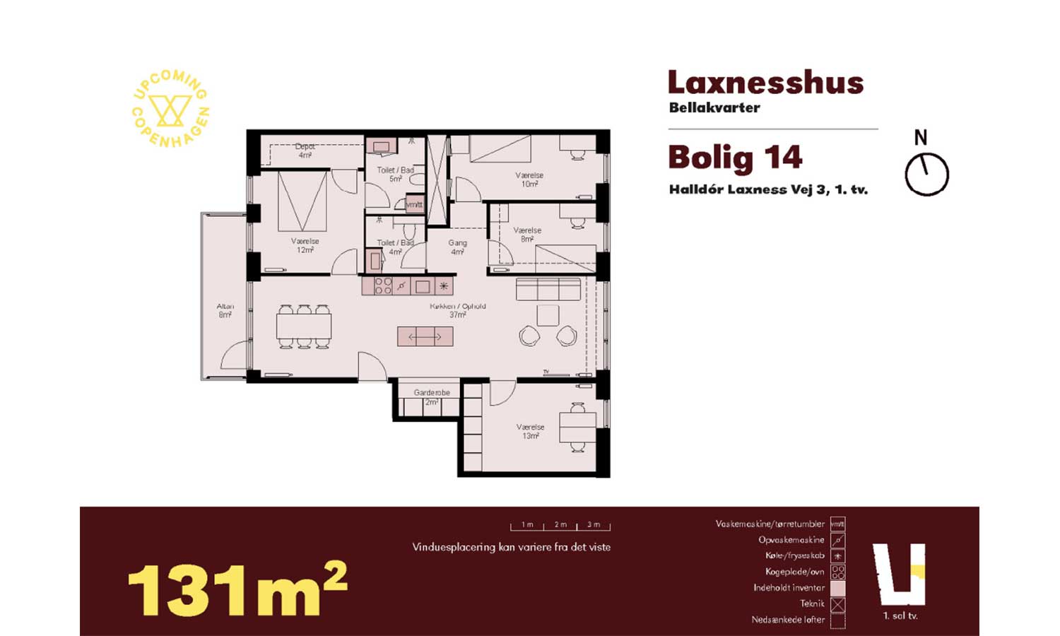 Visual presentation of the listing