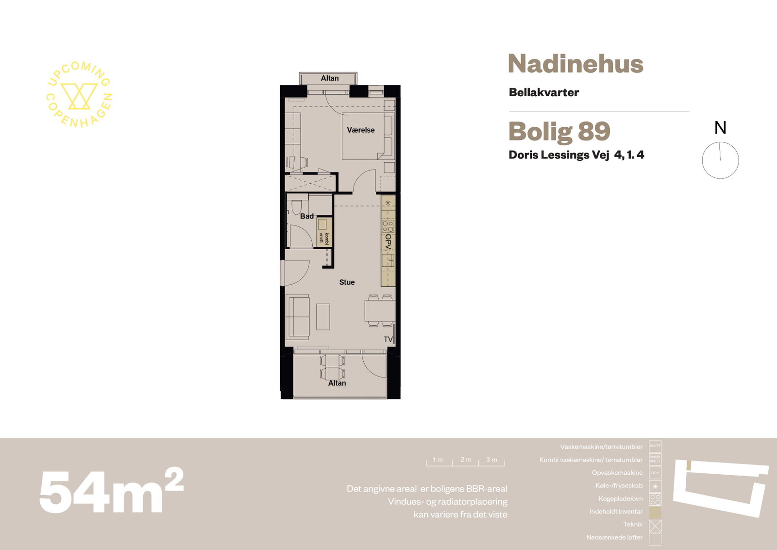 Visual presentation of the listing