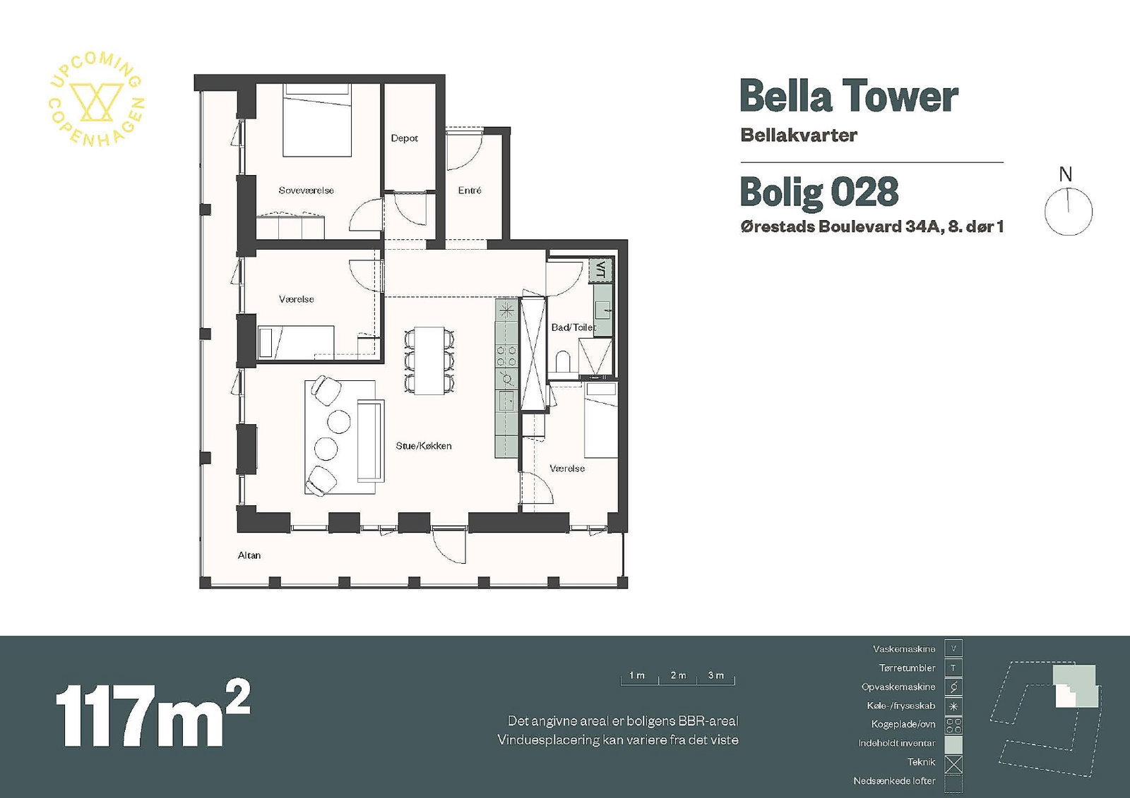 Visual presentation of the listing