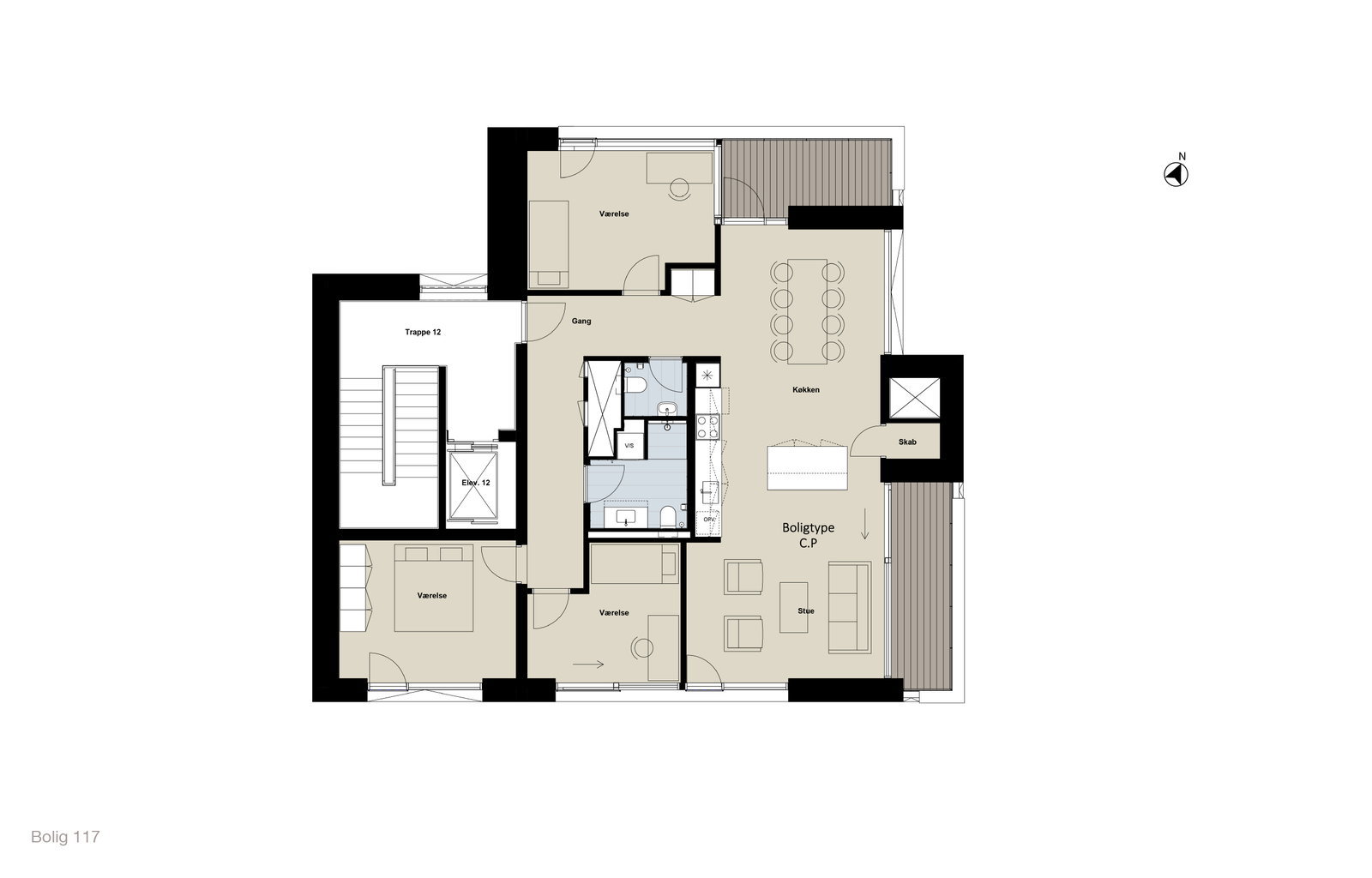 Visual presentation of the listing