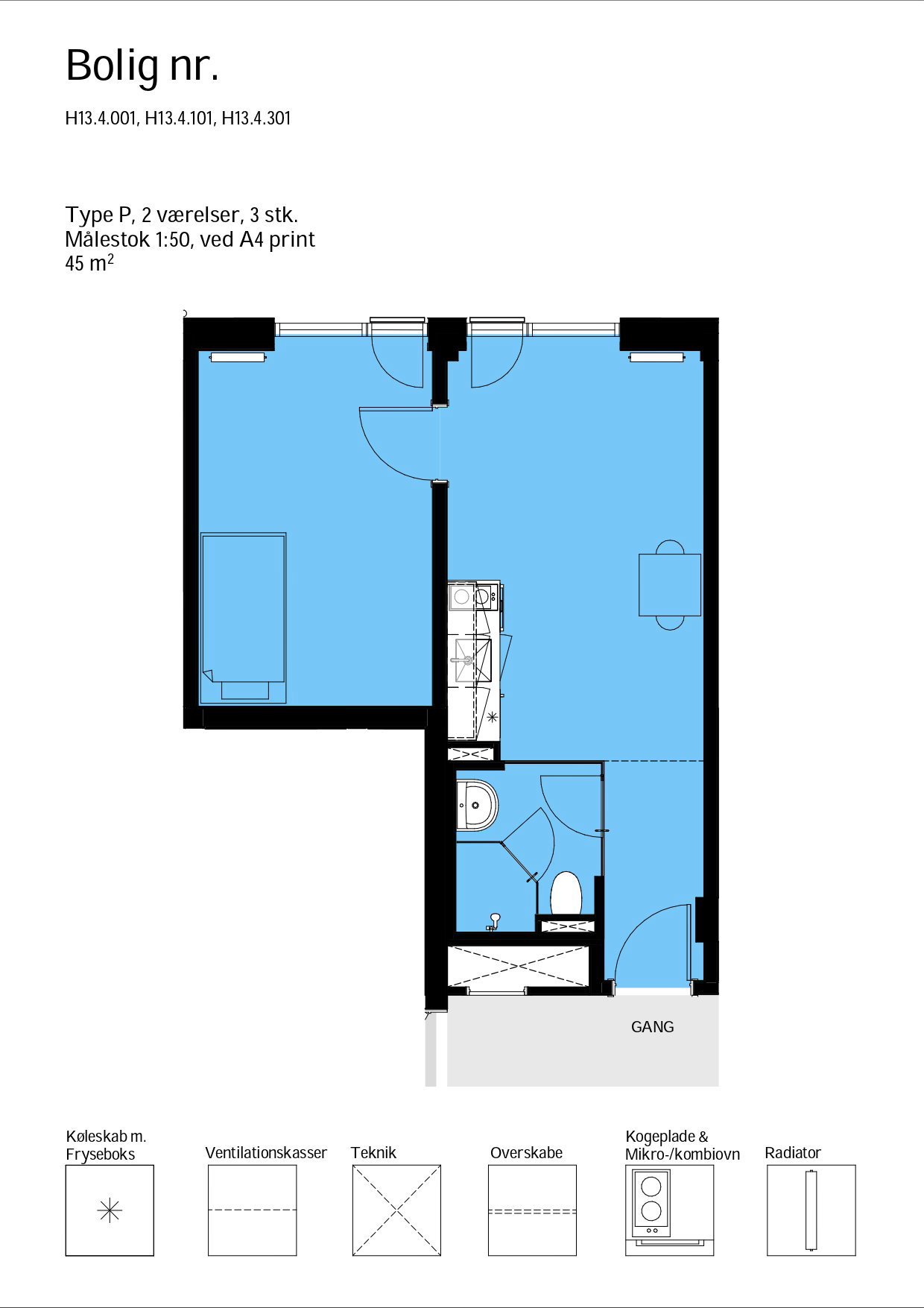 Visual presentation of the listing