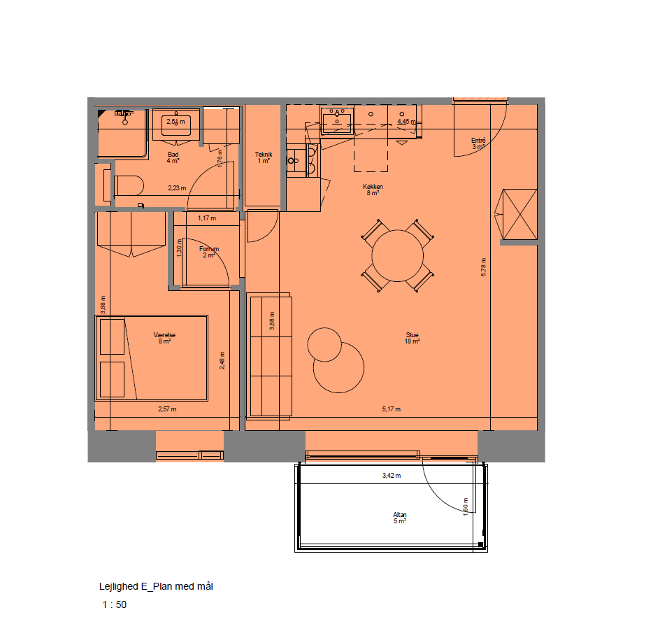 Visual presentation of the listing