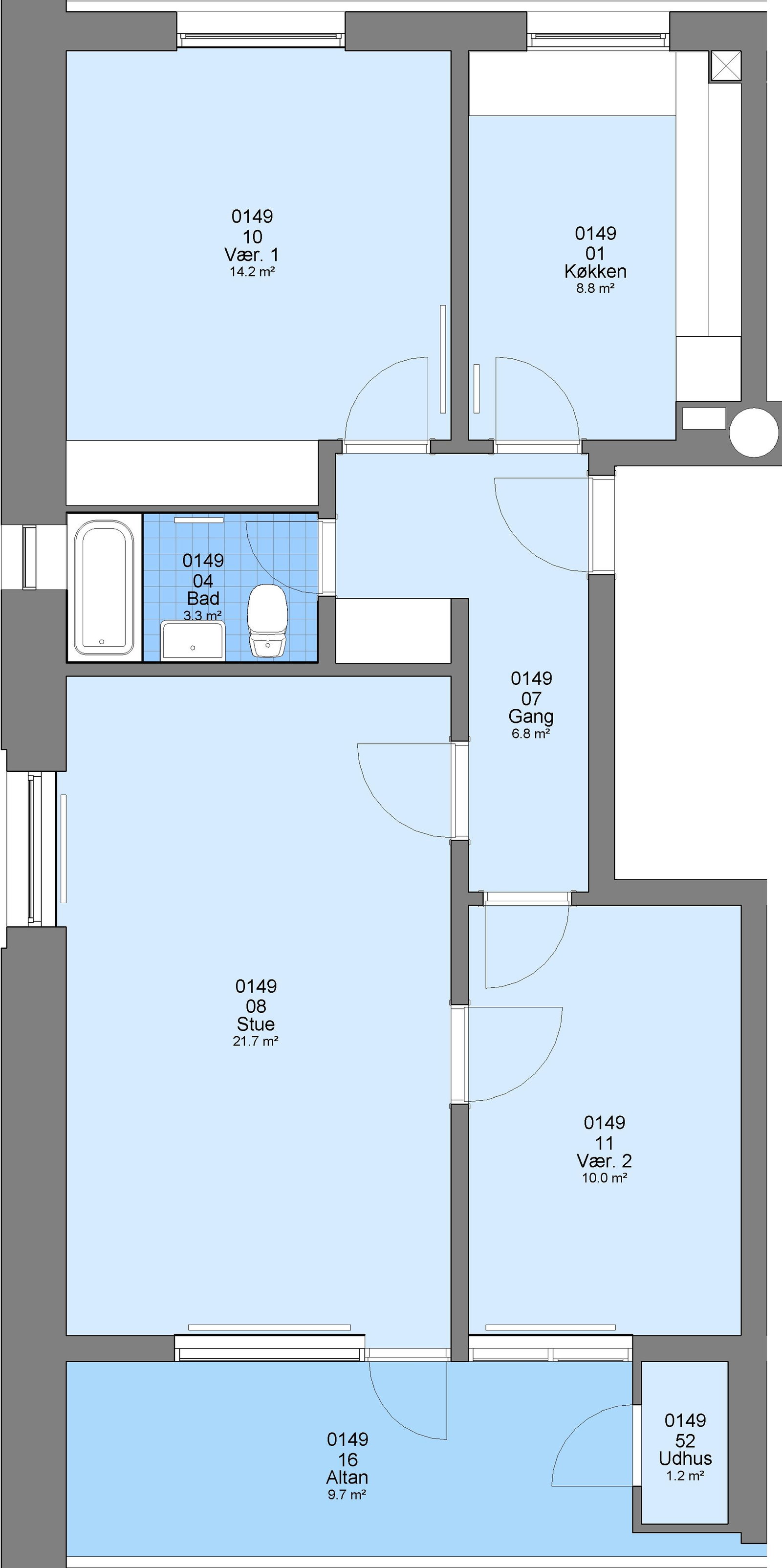 Visual presentation of the listing