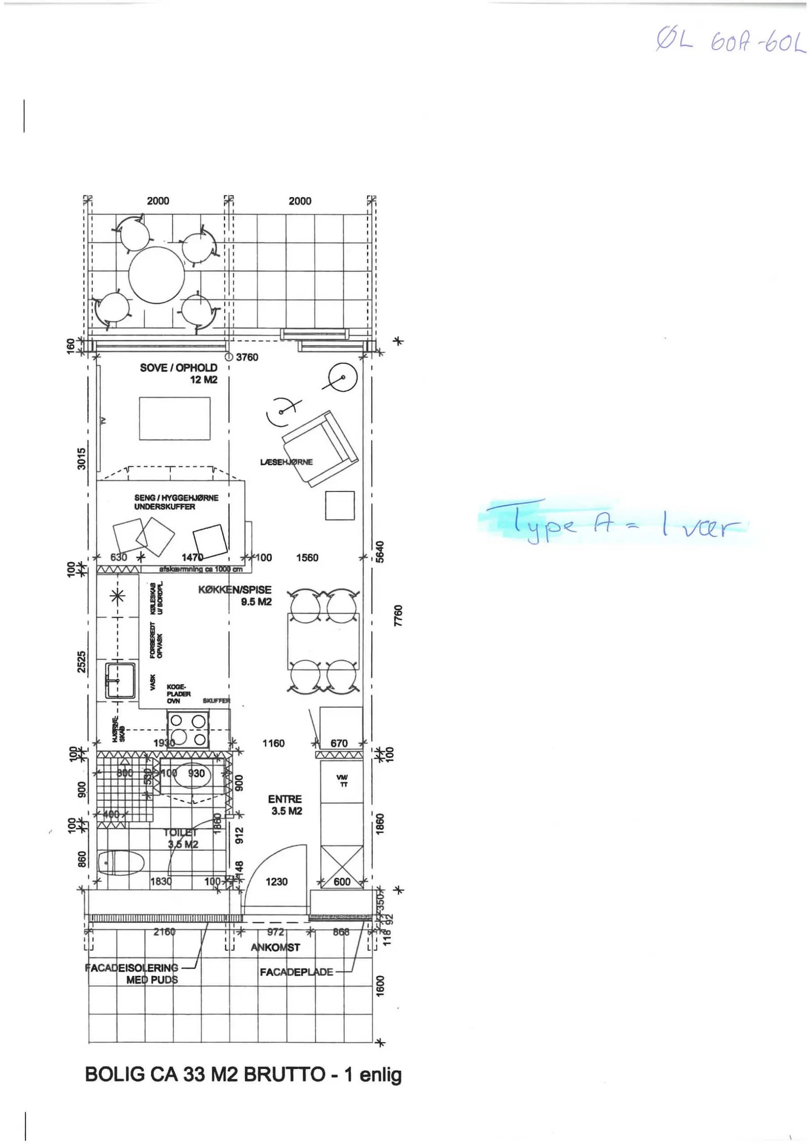 Visual presentation of the listing