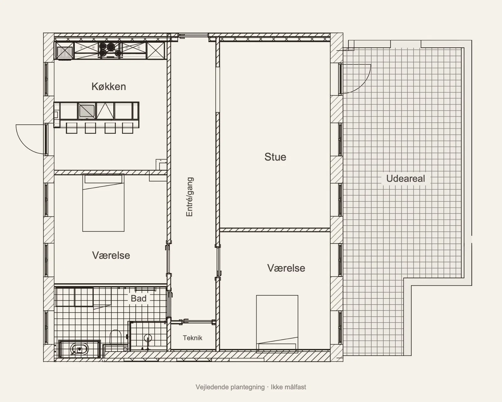 Visual presentation of the listing