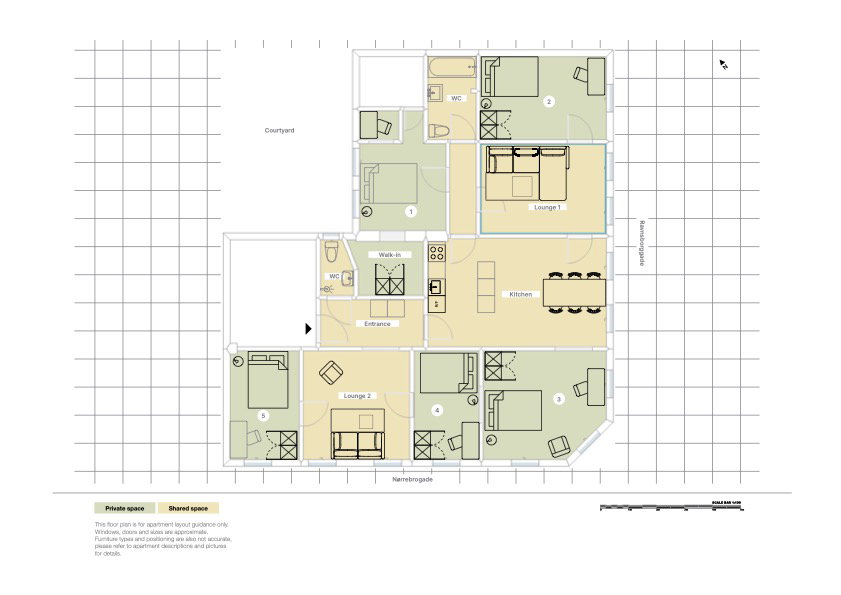 Visual presentation of the listing
