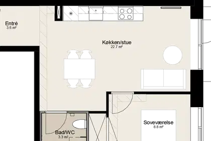 Visual presentation of the listing