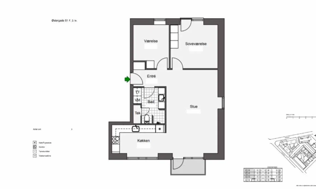 Visual presentation of the listing
