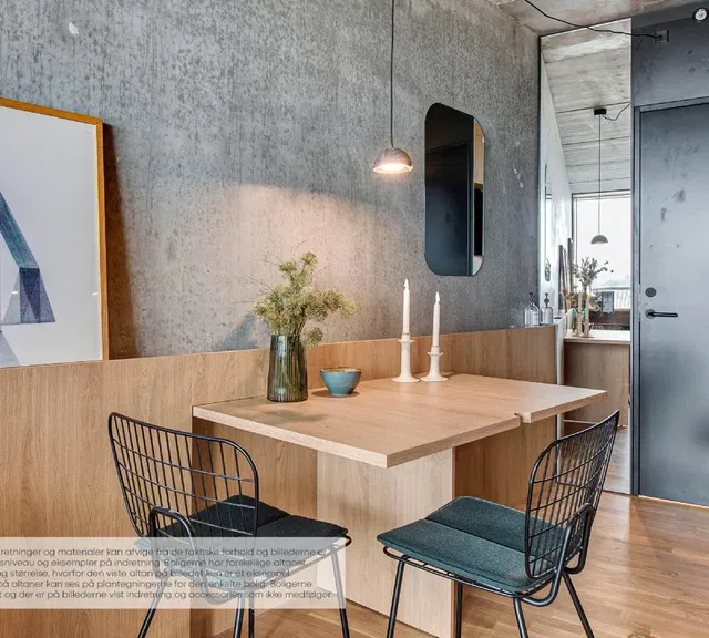 apartment FLEKSIBLE LEJLIGHEDER MED NORDISK DESIGNKØKKEN