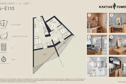 Visual presentation of the listing