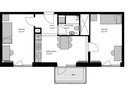 Visual presentation of the listing