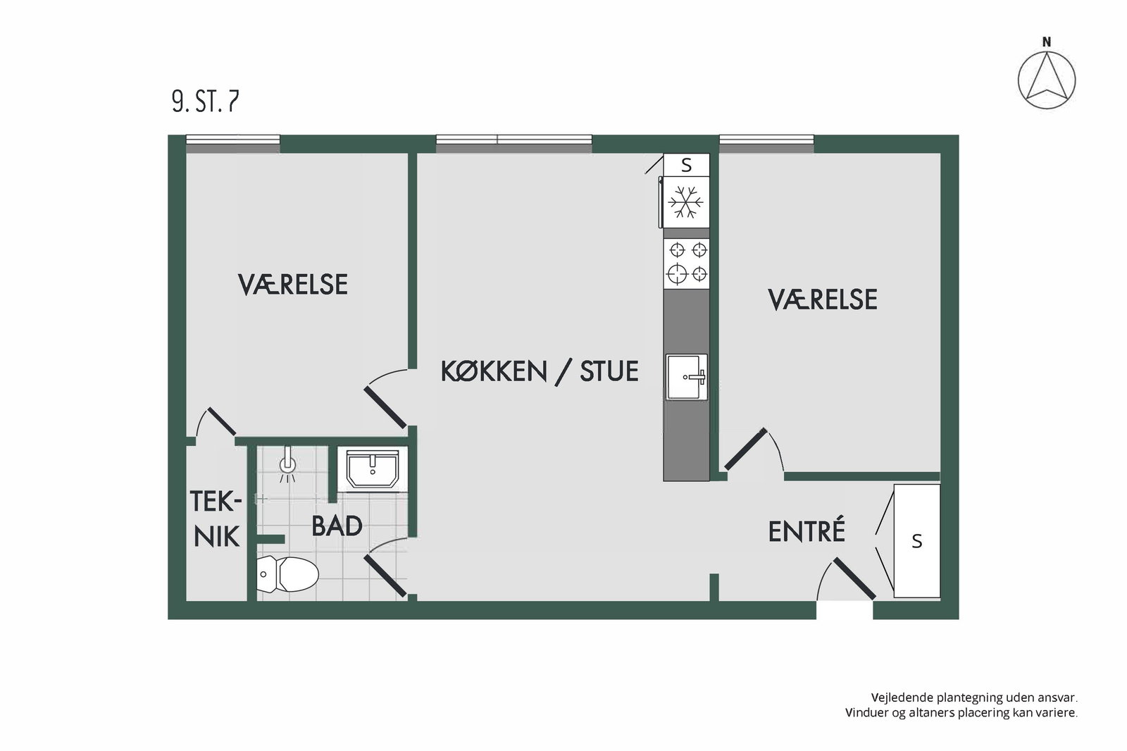 Visual presentation of the listing