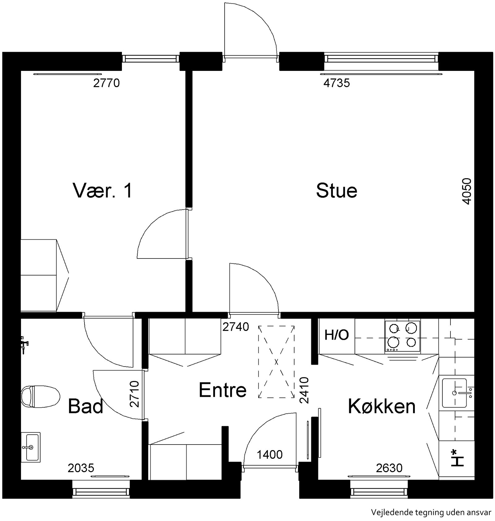 Visual presentation of the listing
