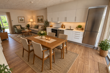 Visual presentation of the listing