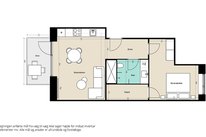 Visual presentation of the listing