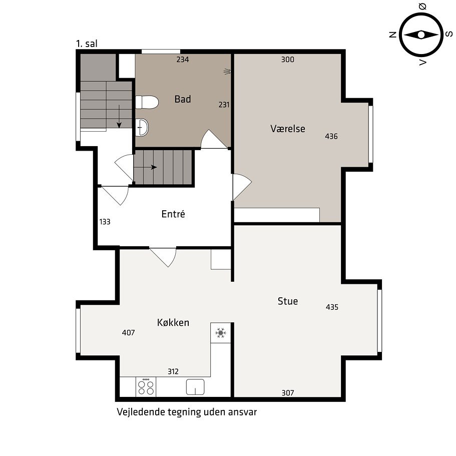 Visual presentation of the listing