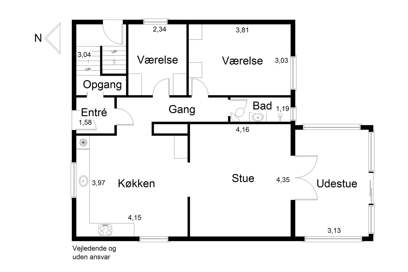 Visual presentation of the listing