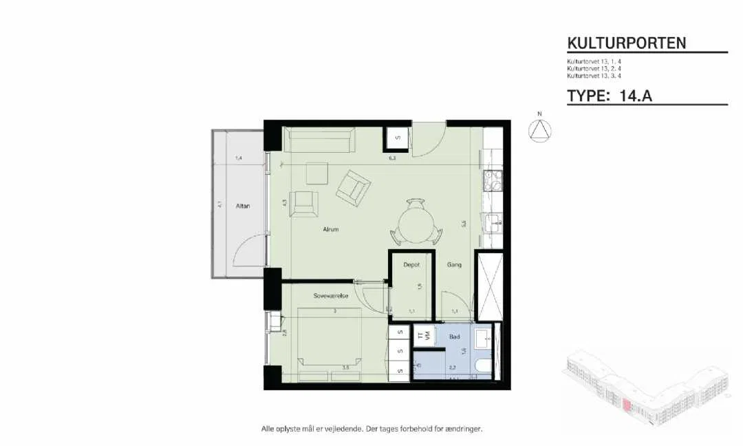 Visual presentation of the listing