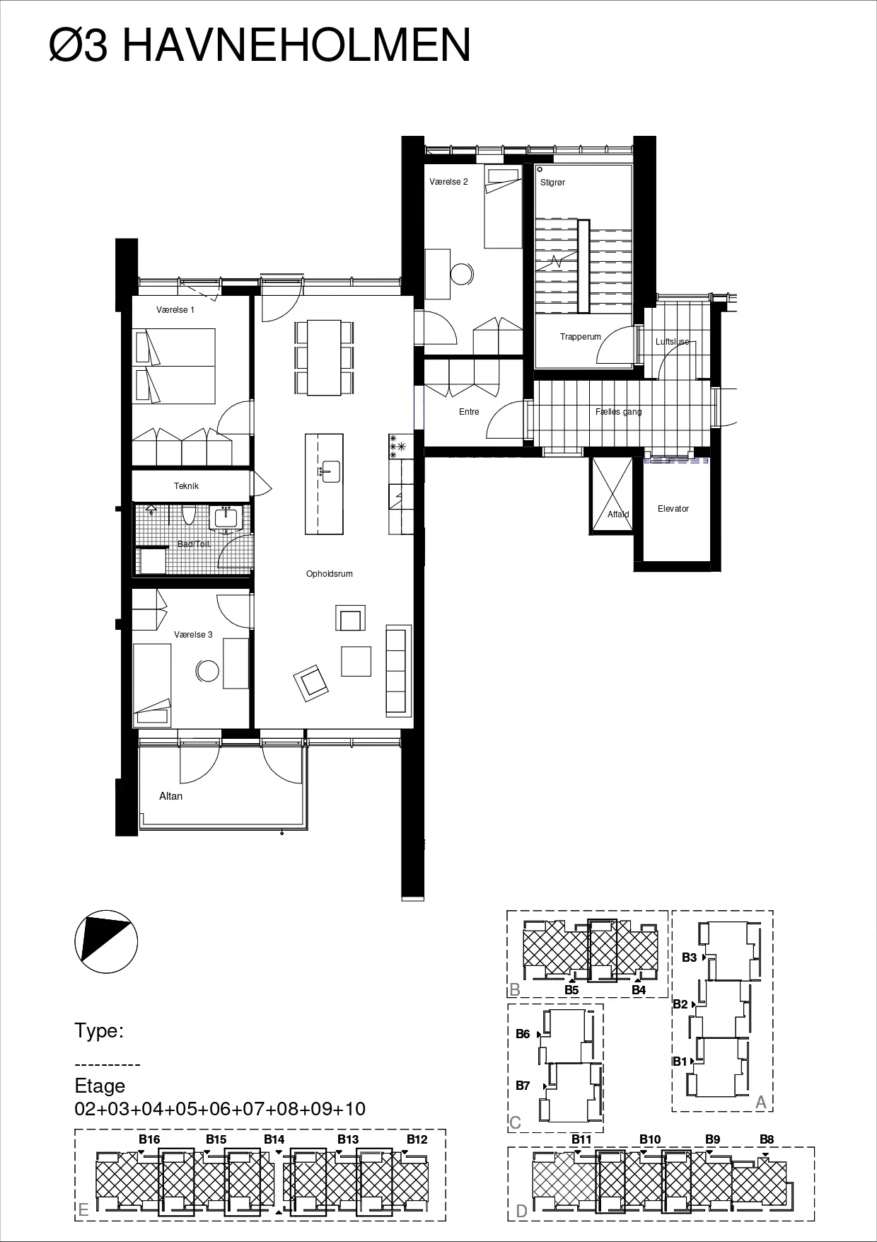 Visual presentation of the listing