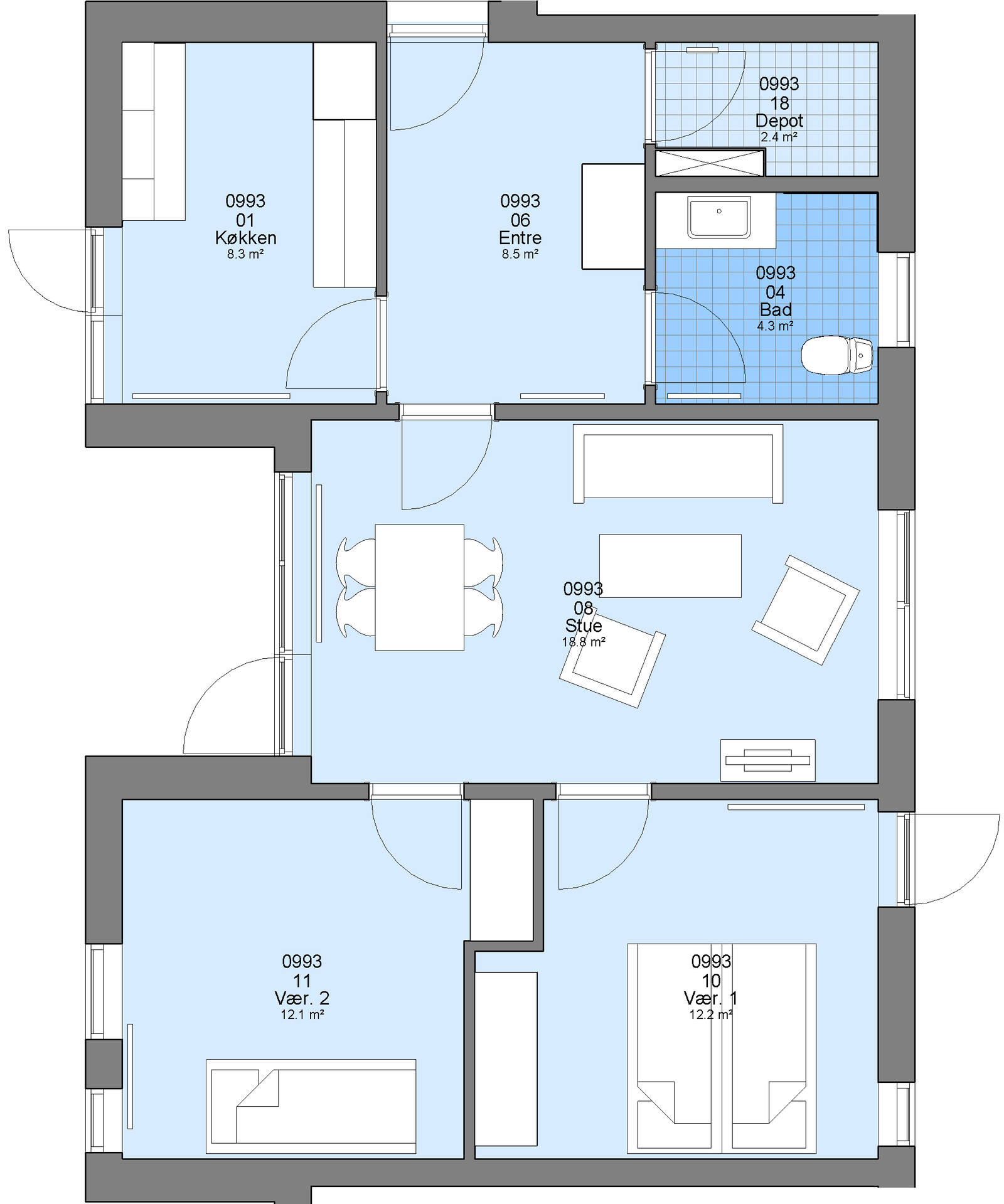 Visual presentation of the listing
