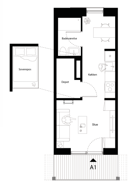 Visual presentation of the listing