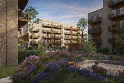 Modern Rental Apartments Surrounded by Greenery in Ishøj - Spurvevangen, Ishøj - 1
