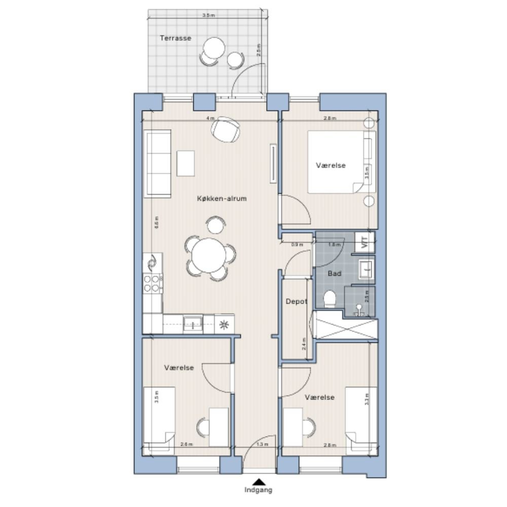 Visual presentation of the listing