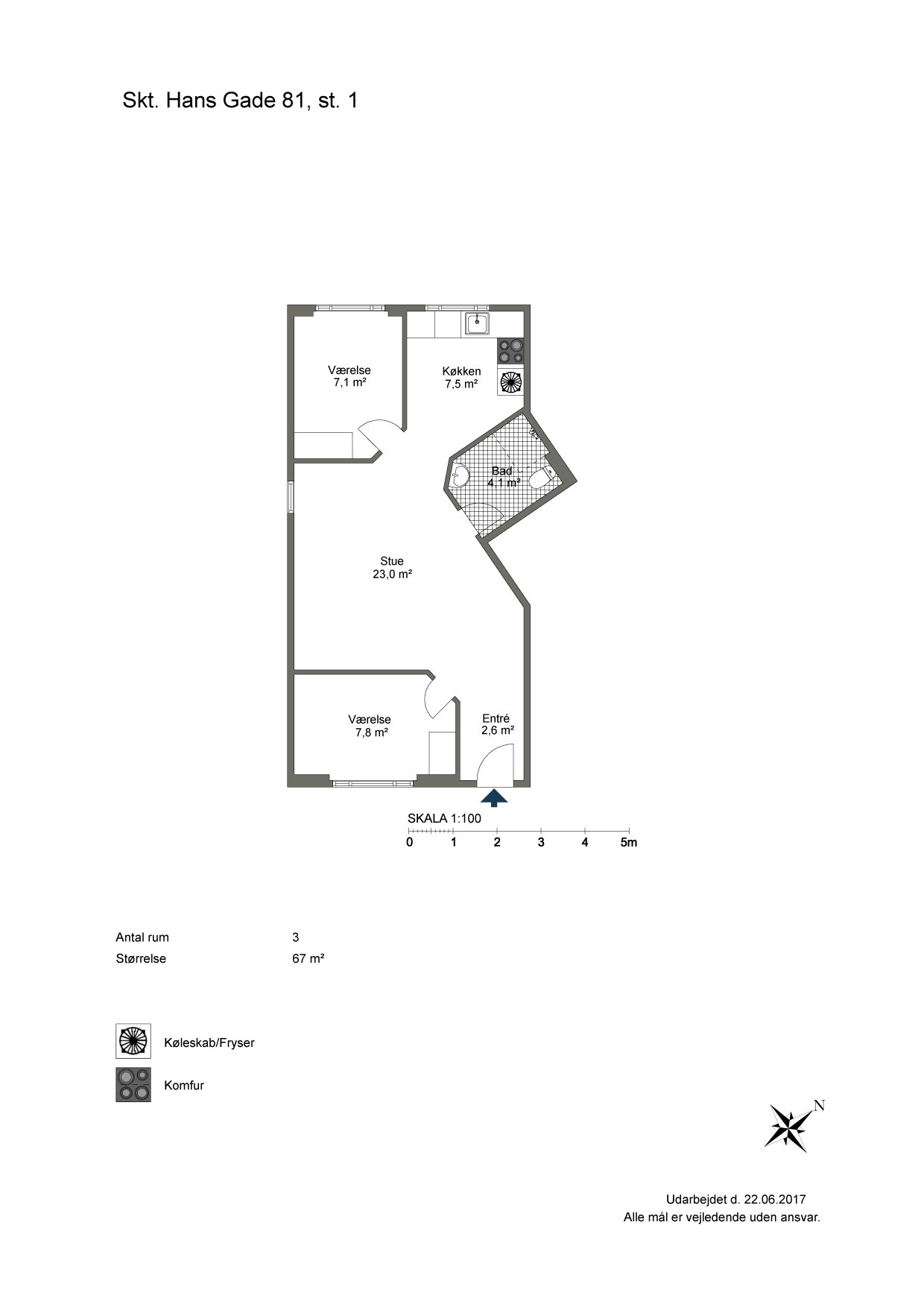 Visual presentation of the listing