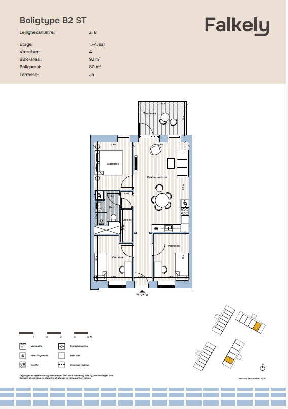 Visual presentation of the listing