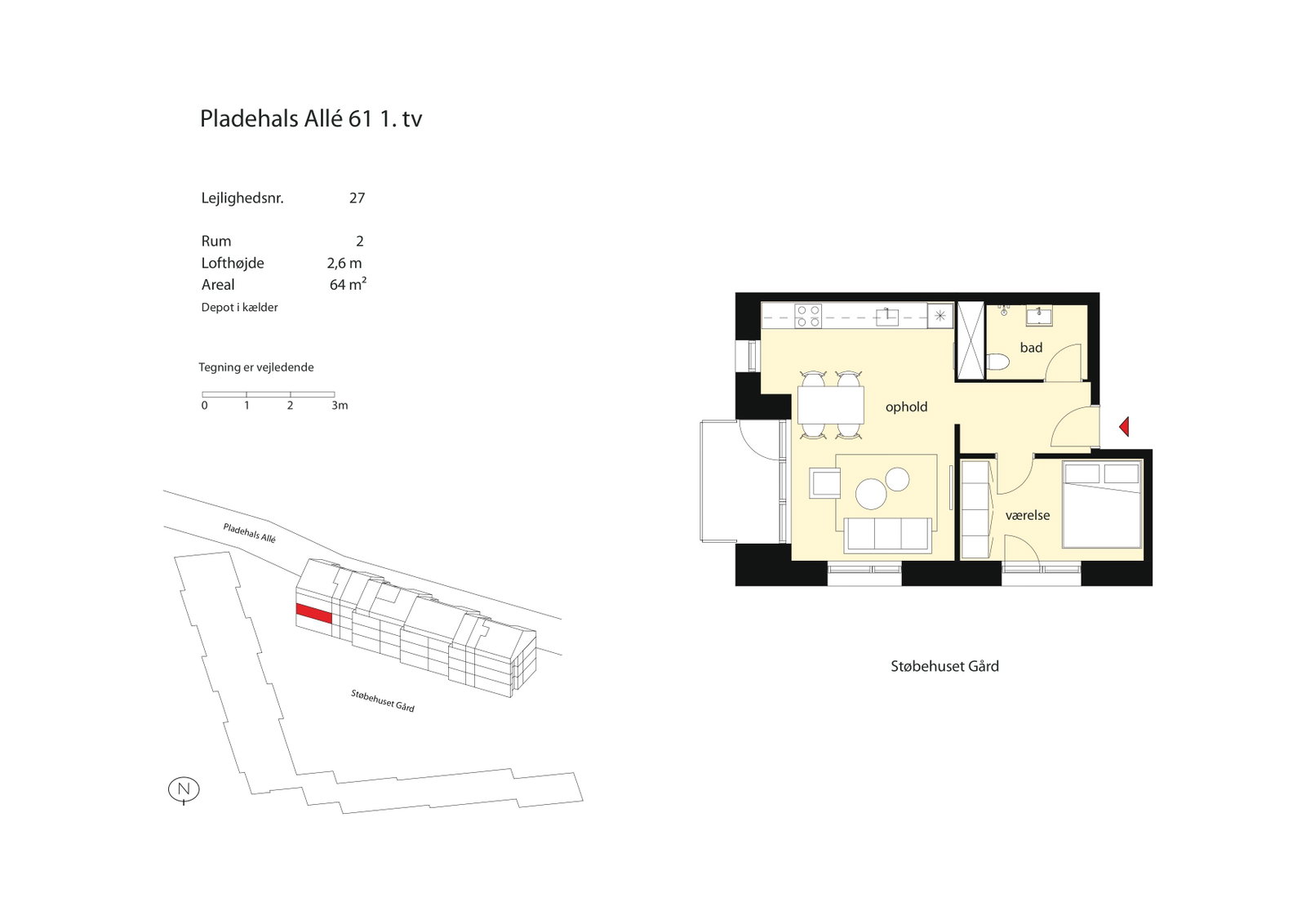 Visual presentation of the listing