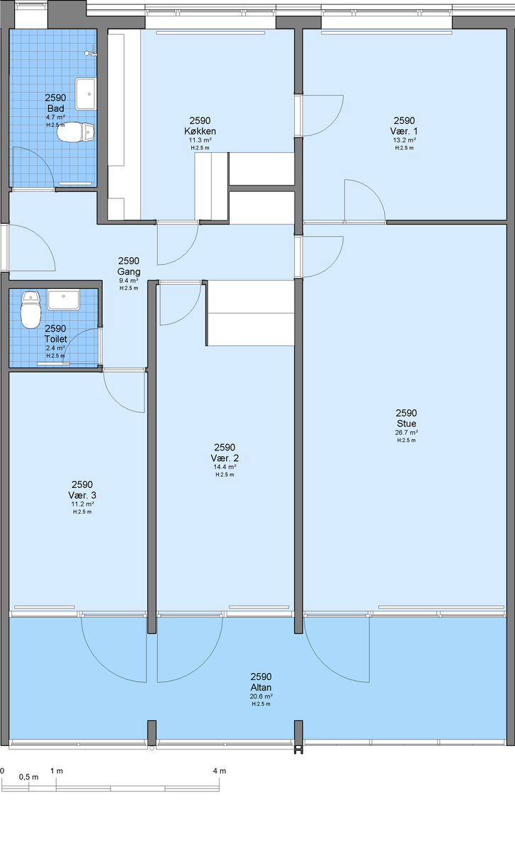 Visual presentation of the listing