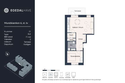 Visual presentation of the listing